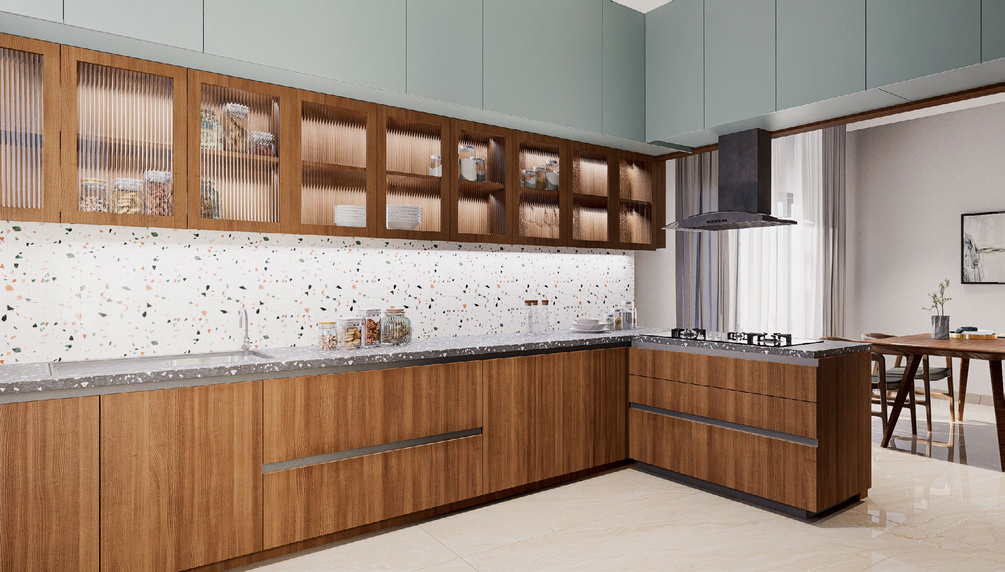 Modern Modular Kitchen — Porous Greenway Alwarpet